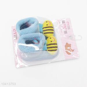 3D Bee Head Cotton Kids Baby Sock