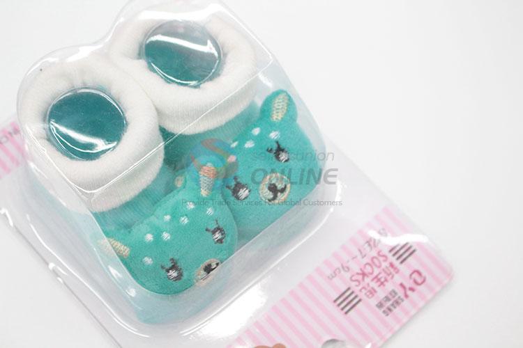 3D Bear Head Cotton Kids Baby Sock