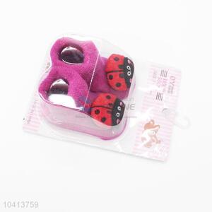 3D Ladybird Head Cotton Kids Baby Sock