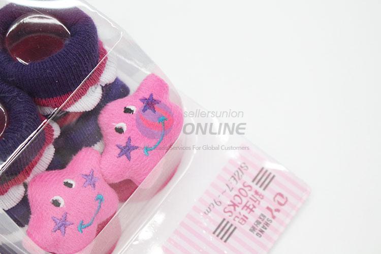 3D Lucky Star Cotton Kids Baby Sock