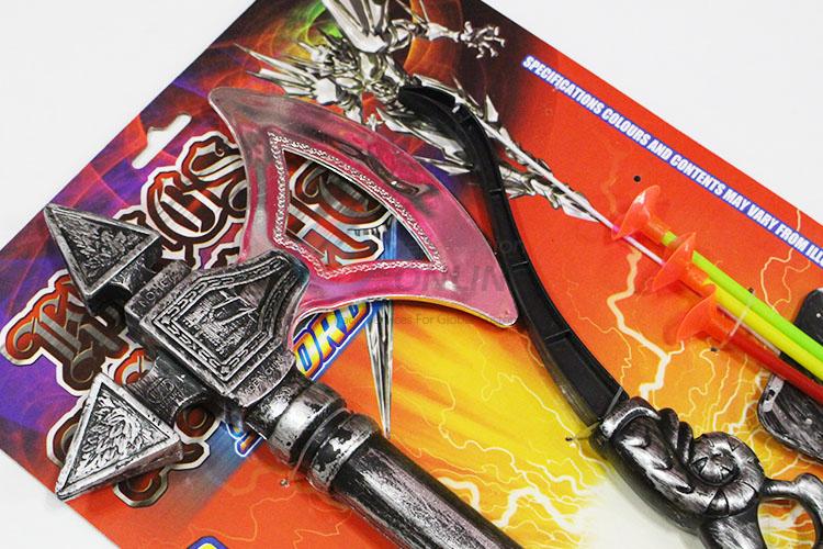 Axe, Bow and Arrow Toys Set