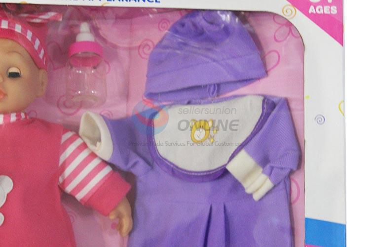 Hot Sale 14 cun Baby Doll with Cloth for Sale