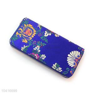 Wholesale flower printed women purse women pouch