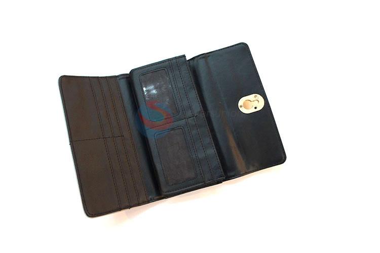 Super quality promotional triple-folded women wallet