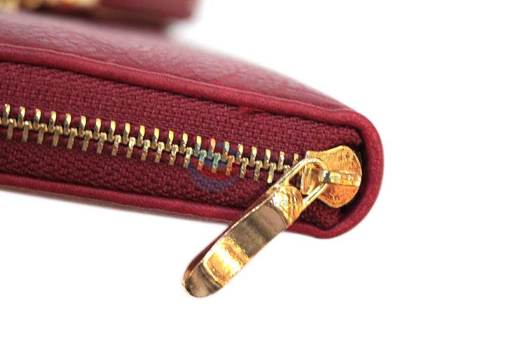 Bottom price good quality women pu wallet