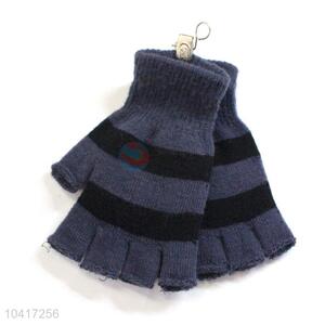 High quality half-finger warm knitted gloves for adults