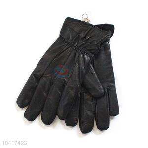 Low price touch screen men genuine leater warm gloves