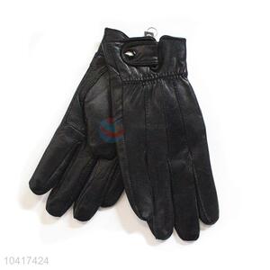 Best selling touch screen men genuine leater warm gloves