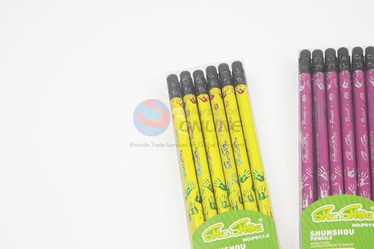 Hot Sales Three Styles HB Pencils With Eraser