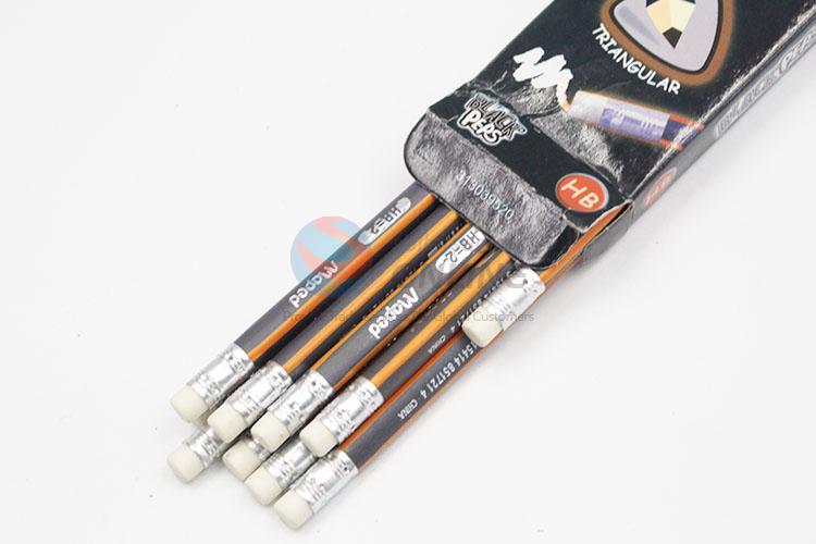 Factory Direct Striped HB Pencils For Writing