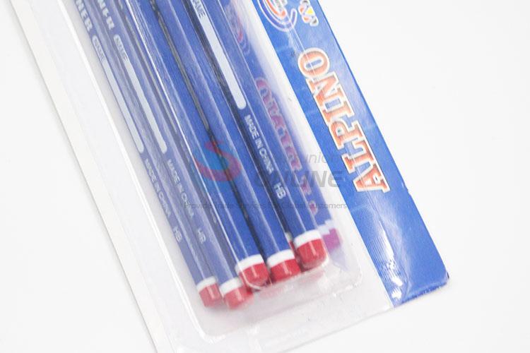 Simple Design Blue Color HB Pencils For Students