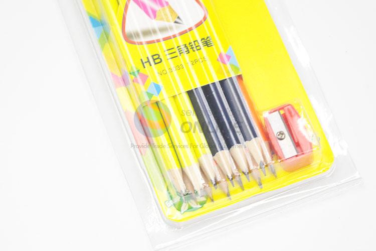 Fashion Style Mix Colors HB Pencils With Pencil Sharpener