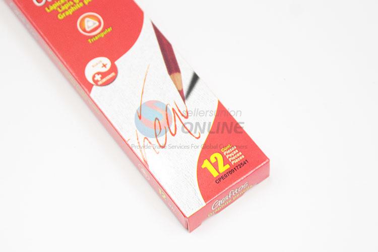 Best Sale High Quality Red Color HB Pencils For Kids