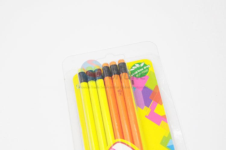 Utility And Durable Mix Color HB Pencils With Pencil Sharpener