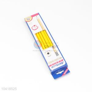 Custom Good Quality Yellow Color HB Writing Pencils