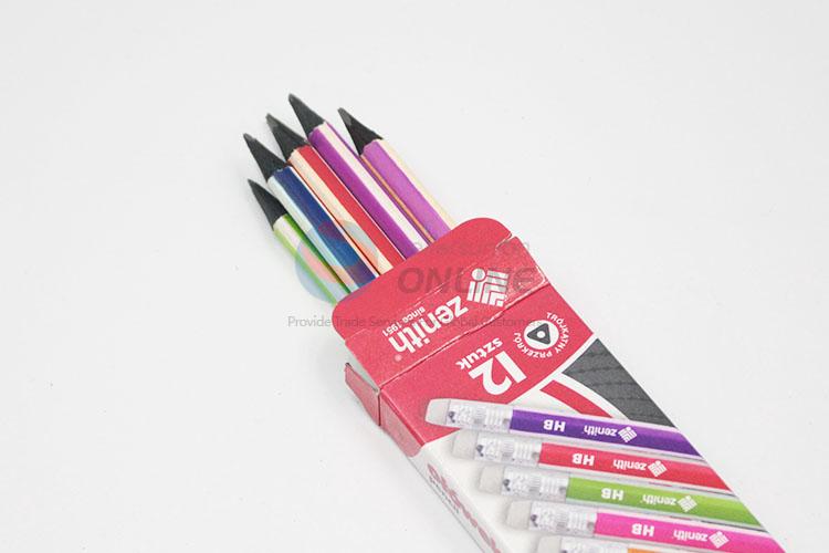 Wholesale Factory Colorful Pattern HB Pencils