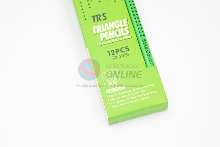 Classical Low Price Green Color HB Pencils For Students