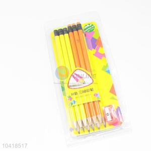 Utility And Durable Mix Color HB Pencils With Pencil Sharpener