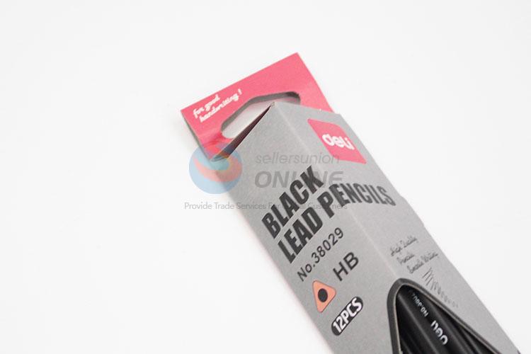 Portable Fashion Black Color HB Pencils