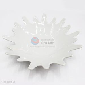 Fashion Crotch Style Ceramic Crack Fruit Plate