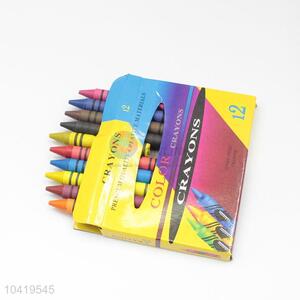 High Quality Kids 12 Colors Non-toxic Crayon