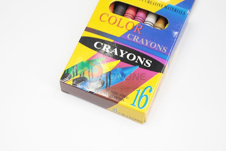 16 Colors Non-toxic Crayon for Kids Drawing