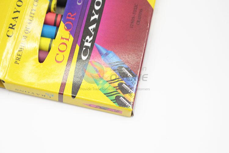 High Quality Kids 12 Colors Non-toxic Crayon