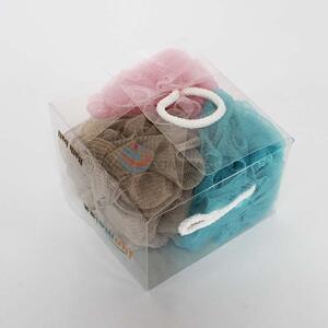 Good quality polyester bath ball,3pcs