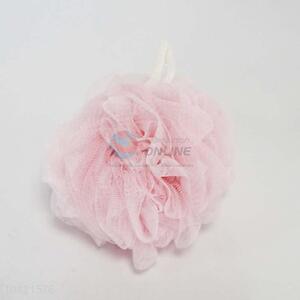 Factory price pink polyester bath ball