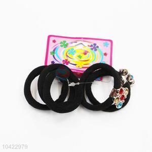 Direct Factory Black Hair Rings Set