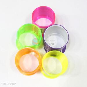 Cheap Price 12pcs Magic Rainbow Coil Spring Slinky Colorful Novelties Educational Toy