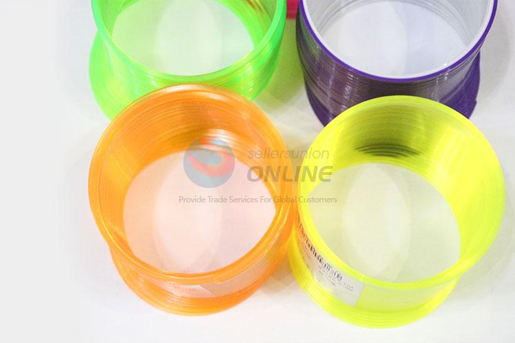 Cheap Price 12pcs Magic Rainbow Coil Spring Slinky Colorful Novelties Educational Toy