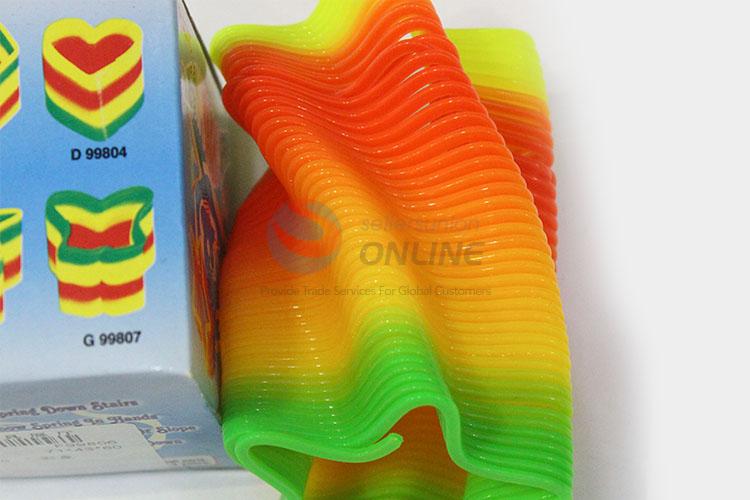 Popular Wholesale Magic Rainbow Coil Spring Slinky Colorful Novelties Educational Toy