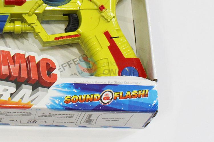 Customized New Arrival Cartoon Plastic Flash Gun With Light