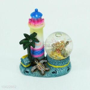 Resin Craft with Crystal Ball Decoration