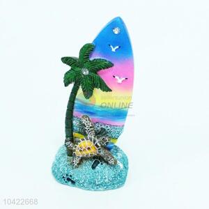 Seaside Coco Tree Turtle Design Resin Craft