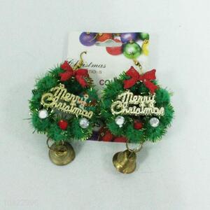 Funny christmas tree stud earrings