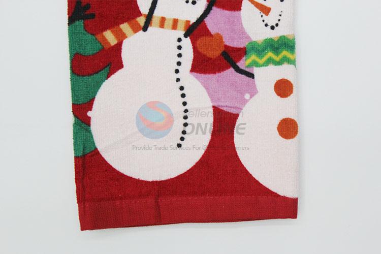 Cheap christmas design linen kitchen towels