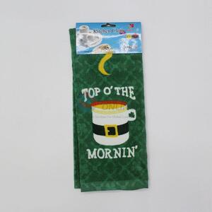 High quality 100% cotton linen fabric tea towel