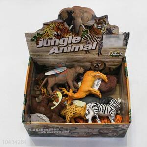 Bottom Price 12 Kinds Mixed Packaing Plastic Toy Wild Animal Model