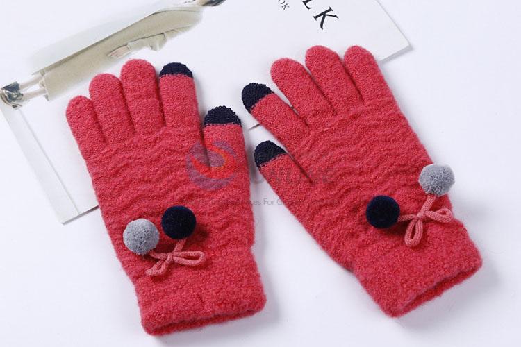 Knitting Wool Gloves for Women