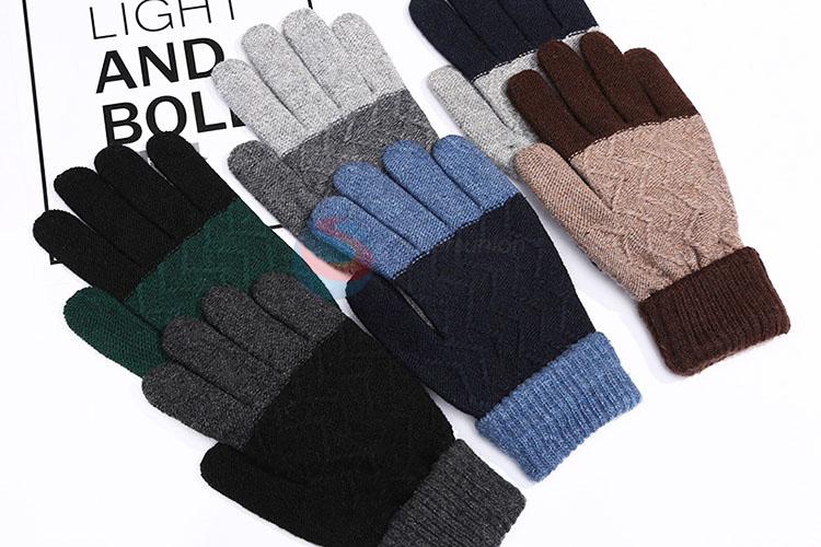 Knitting Wool Gloves for Men