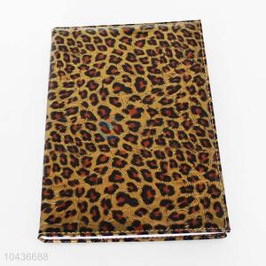 Fashion leopard printed bound notebook