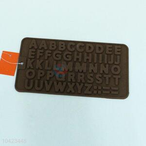 Hot sale silica gel letter chocolate mould,21*11.5cm