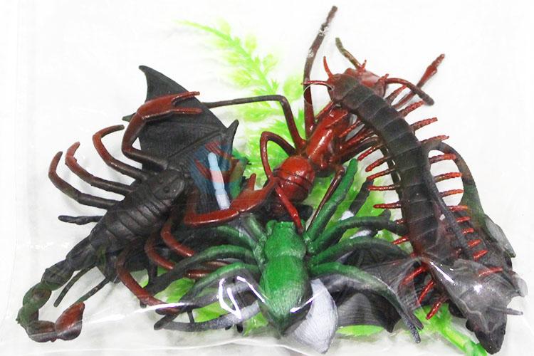 Hot Sale 8 Pieces Plastic Halloween Series Solid Animal Toy Set