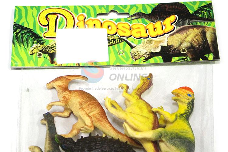 Custom 6 Pieces Simulation Dinosaur Toy Set World Animal Series Toy