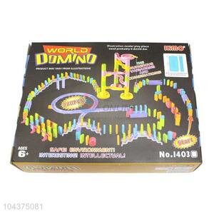 Custom Colorful Plastic Dominoes Educational Toys For Kids