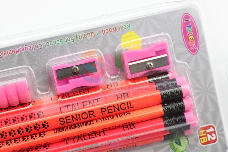 Good Quanlity 14pcs Students Children's Stationery Wooden Pencil