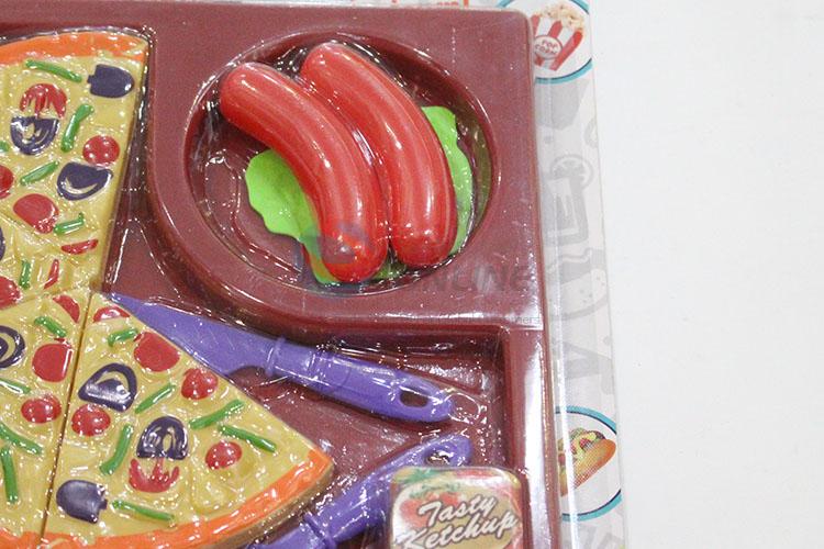 Recent design hot selling pizza plate model toy