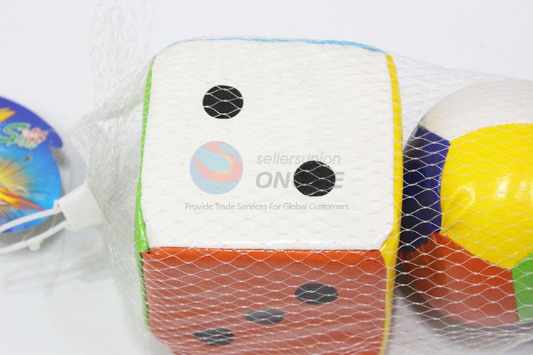 Fashionable low price ball/dice shape toy set